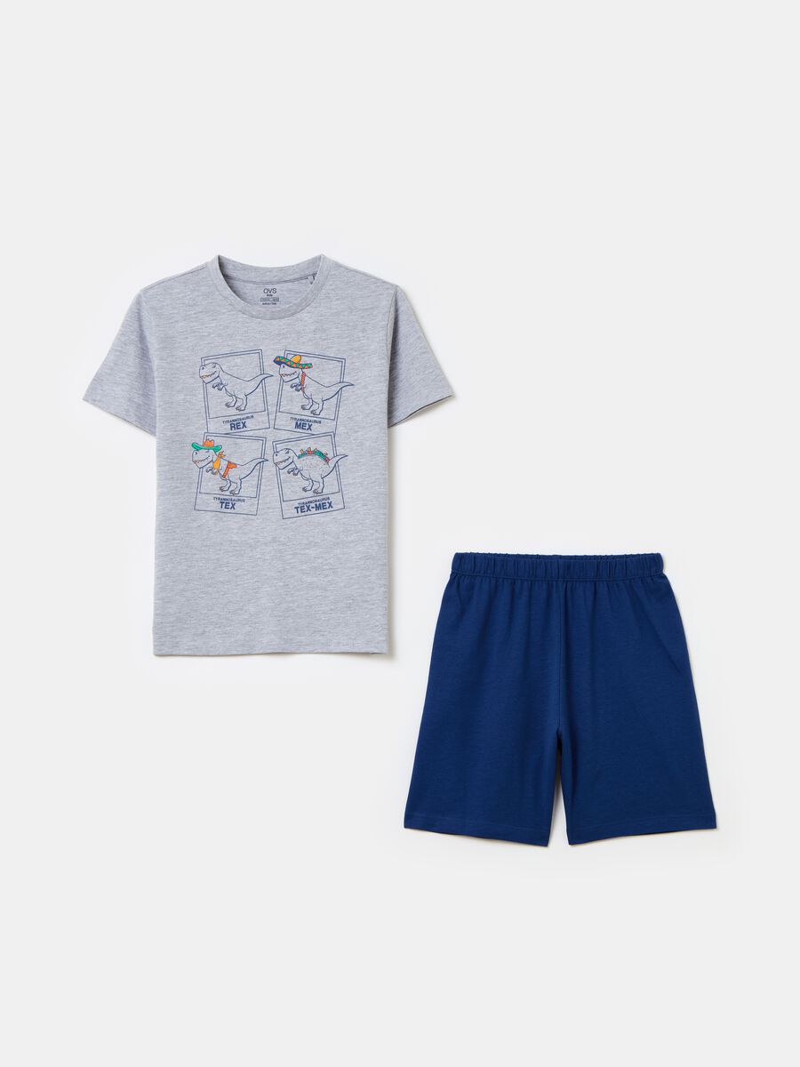 Organic cotton pyjamas with print_0