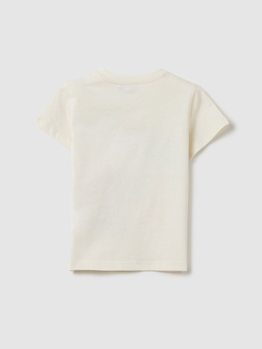 Cotton Fagottino T-shirt with colourful print_1