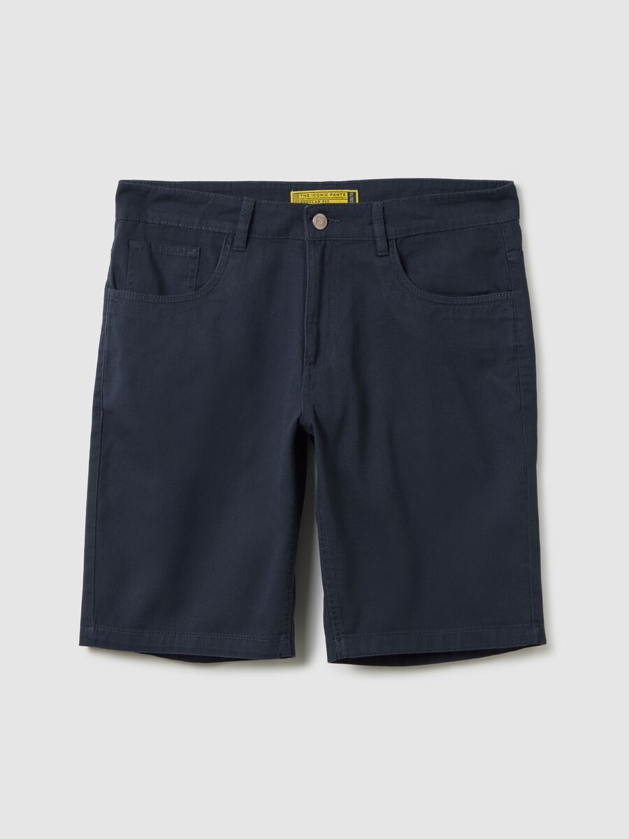 Blue cotton Bermuda shorts by Ovs_4