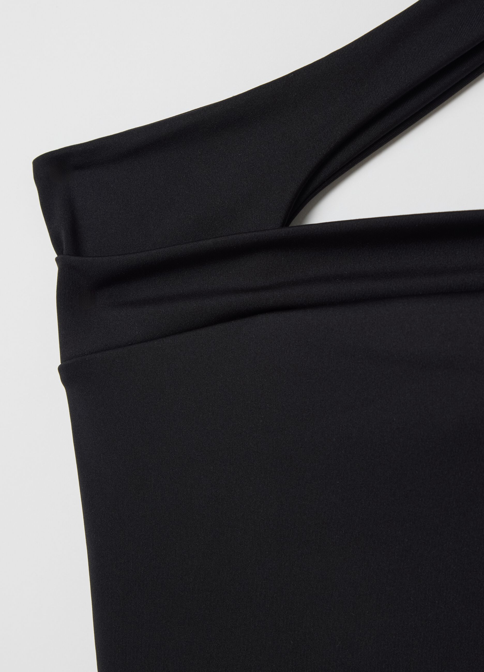 Asymmetrical Adjustable Black Top