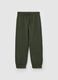 Fleece joggers with drawstring_0
