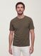 Green pure cotton short-sleeve regular-fit T-shirt_1