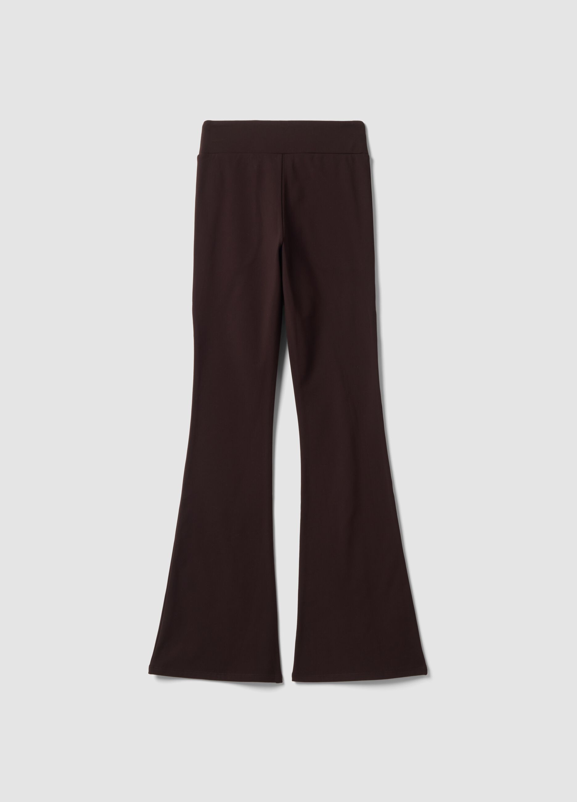 Brown flared stretch trousers ALTAVIA STUDIO