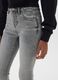 Girls' Grey Skinny Fit Denim Jeans_2