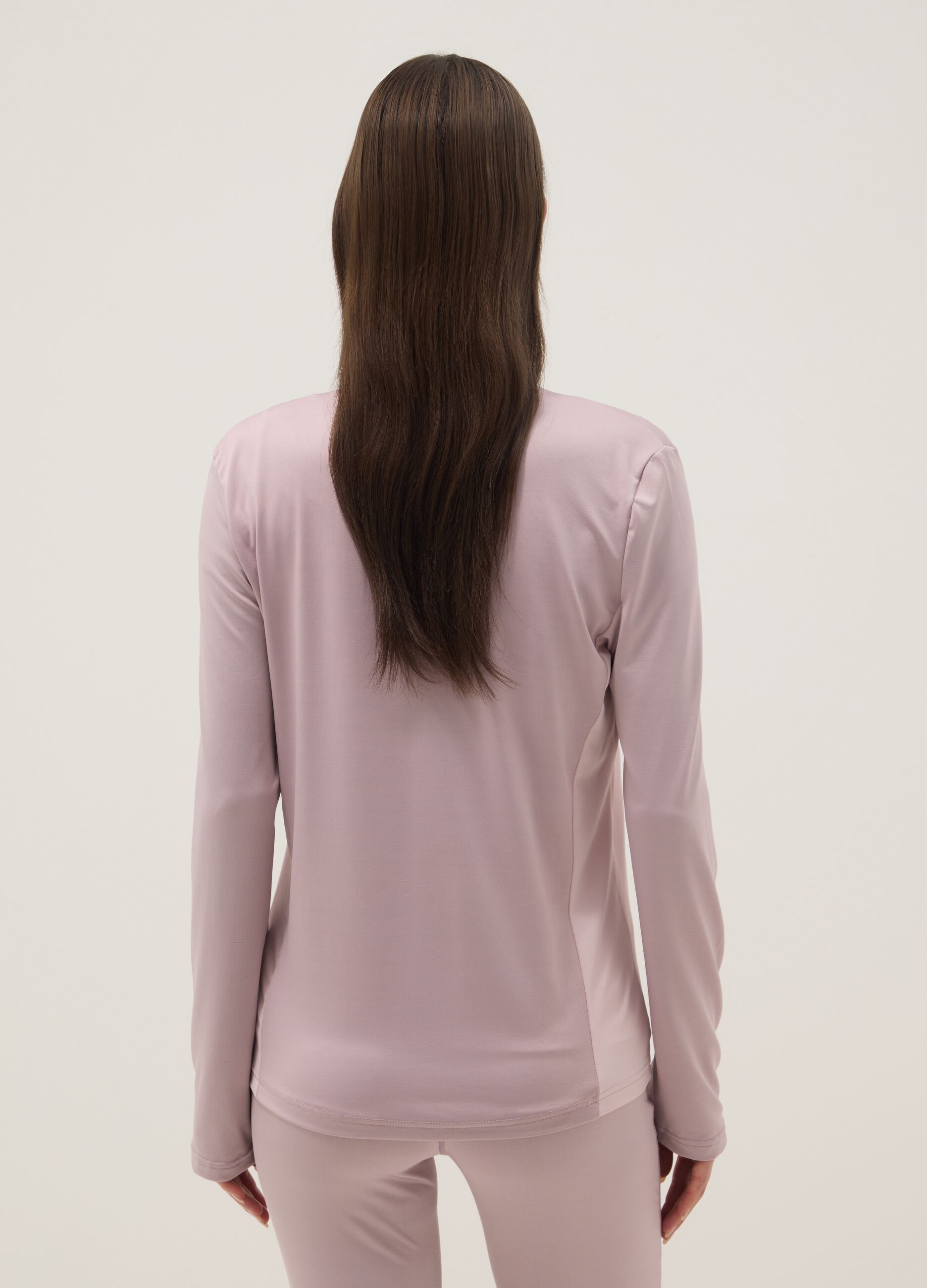 Light pink regular fit jacket with full zip