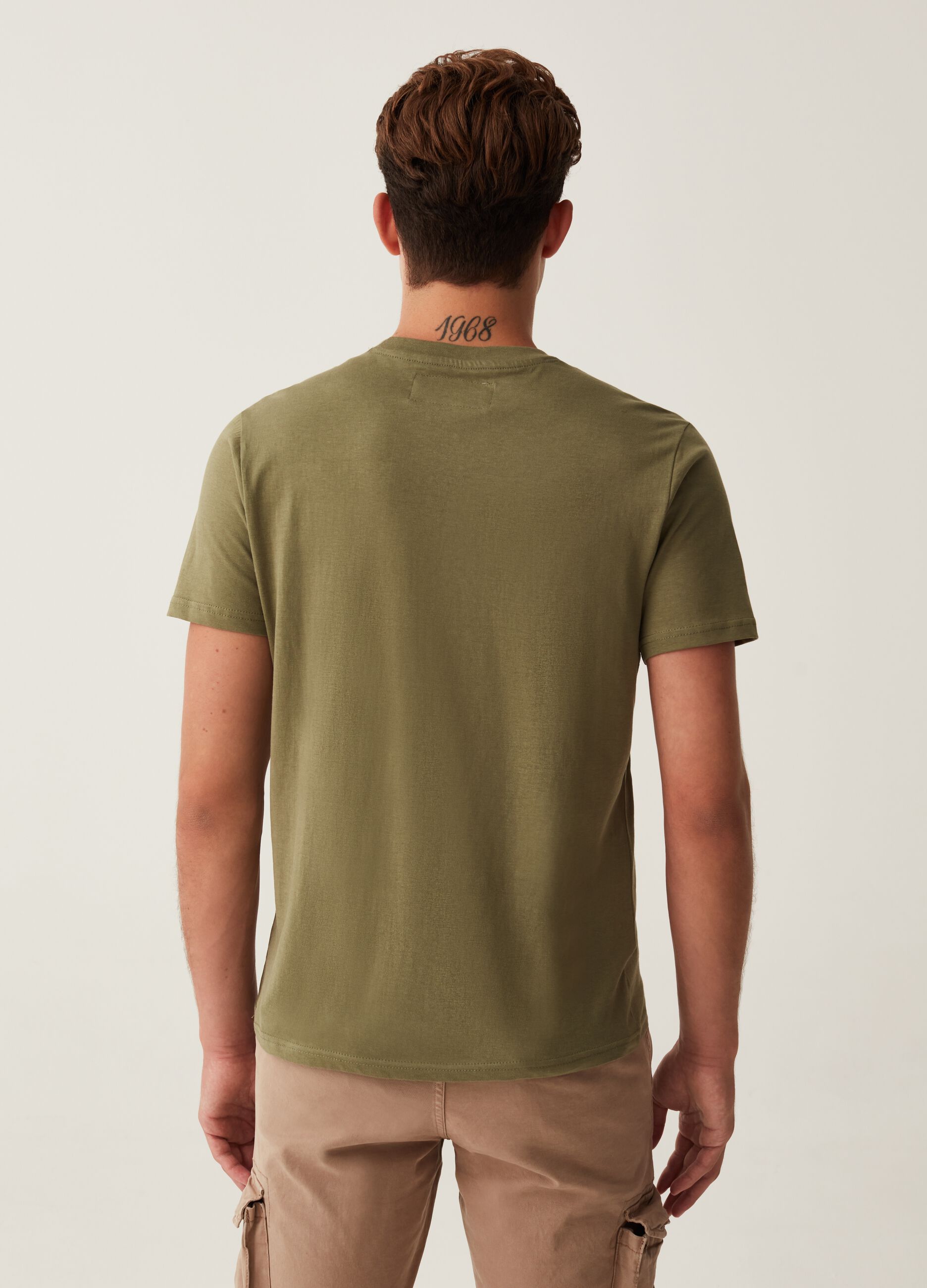T-shirt in cotone con stampa Jeep_1