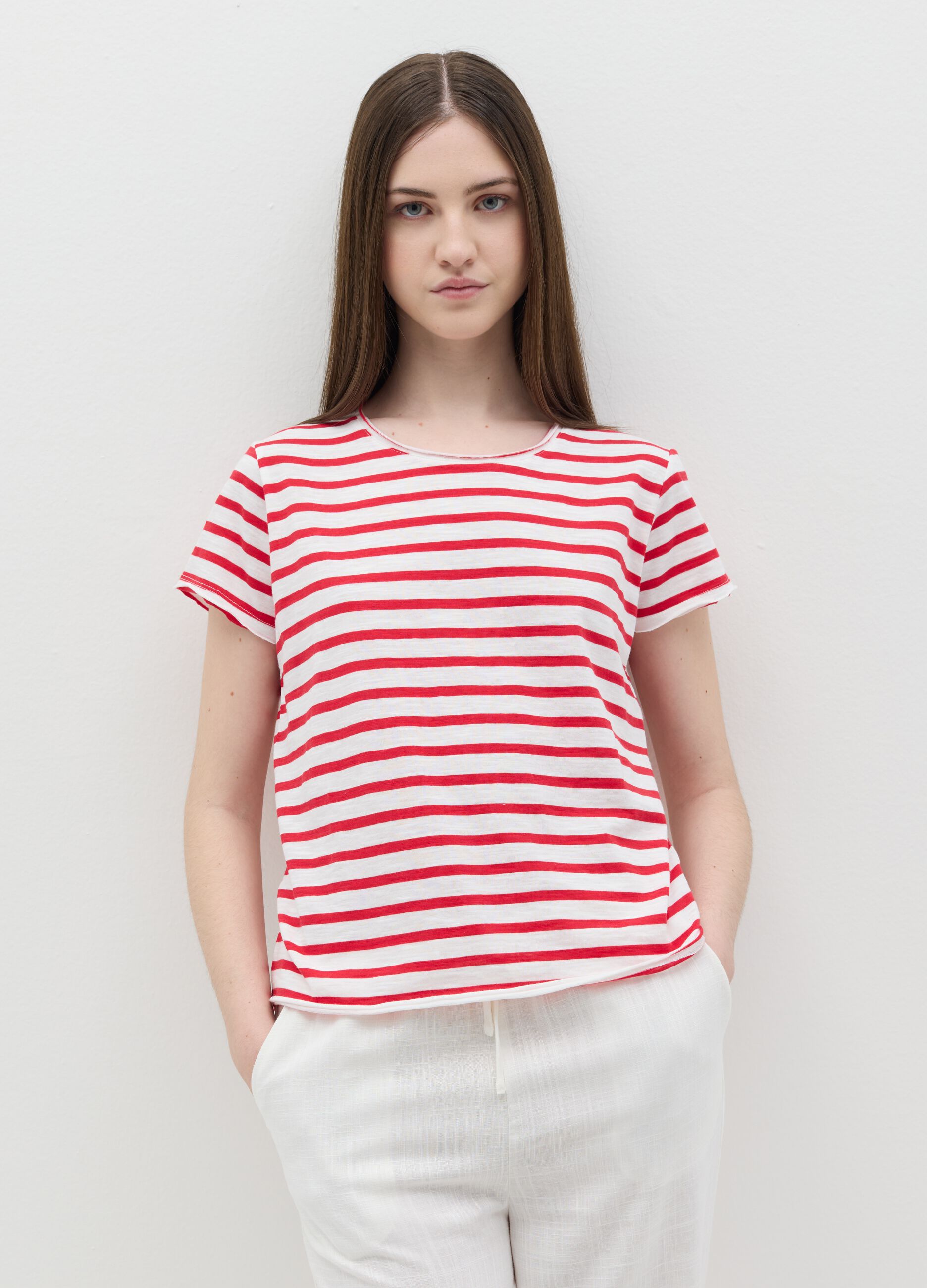 Slub jersey T-shirt