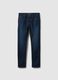 Jeans in puro cotone blu slim fit_4
