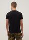 Black short-sleeve T-shirt in pure cotton_3