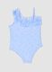 Baby girls&rsquo; light-blue stretch one-piece swimsuit with ruffles_1
