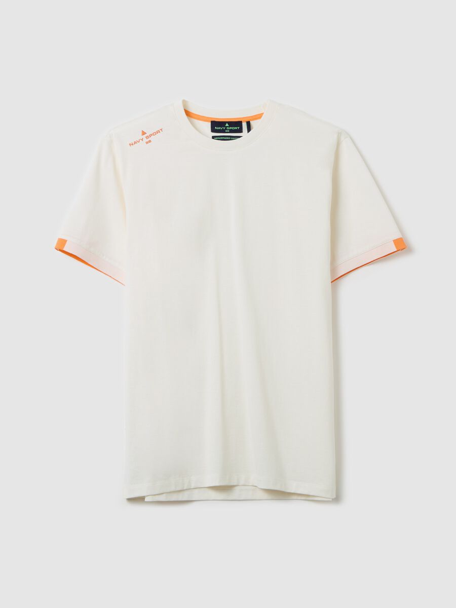 T-shirt with logo embroidery_4