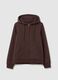 Brown cotton blend regular fit sweatshirt_4