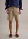 Beige stretch-cotton chino shorts, regular fit_1
