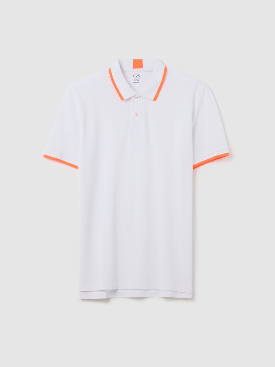 Polo da uomo in cotone elasticizzato multicolor regular fit_0