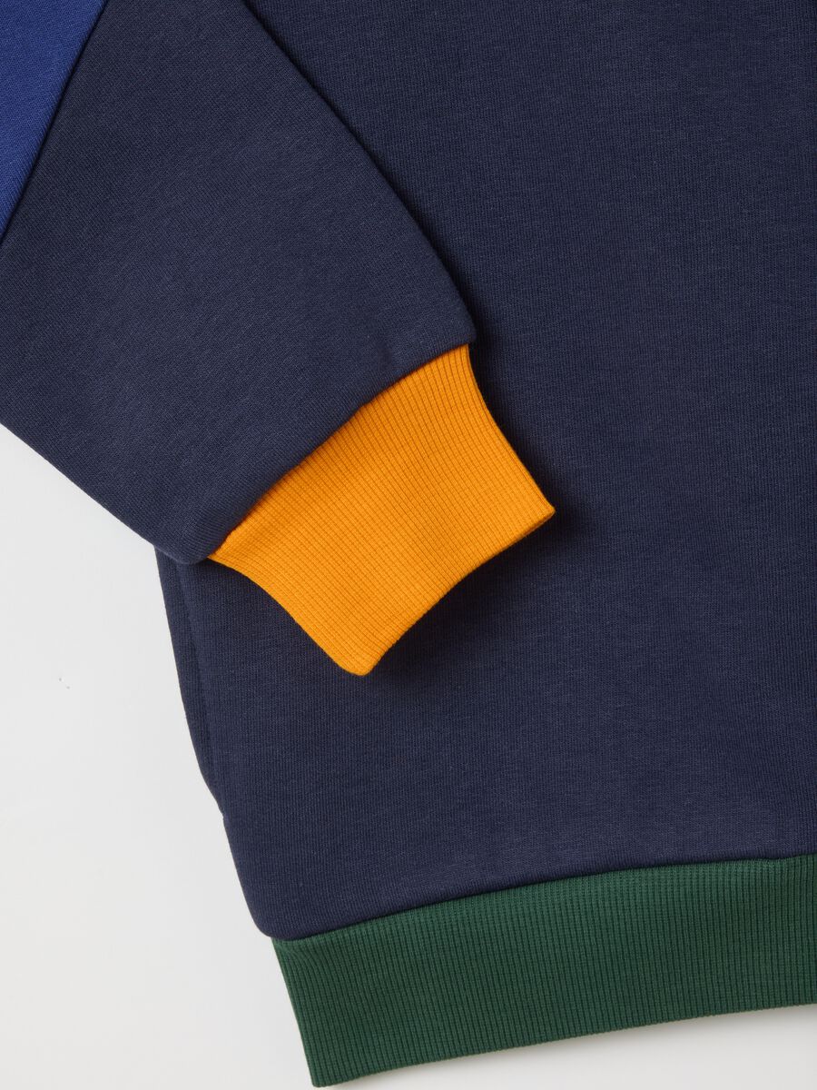 Children's multicolour cotton-blend oversized sweatshirt_3