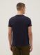 Blue pure cotton short-sleeve T-shirt_3