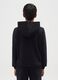 Boys' Black Hoodie in Pure Cotton Regular Fit_1