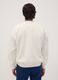 White cotton-blend sweatshirt with Lakers print_3