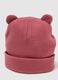 Red girls' hat with ears_2
