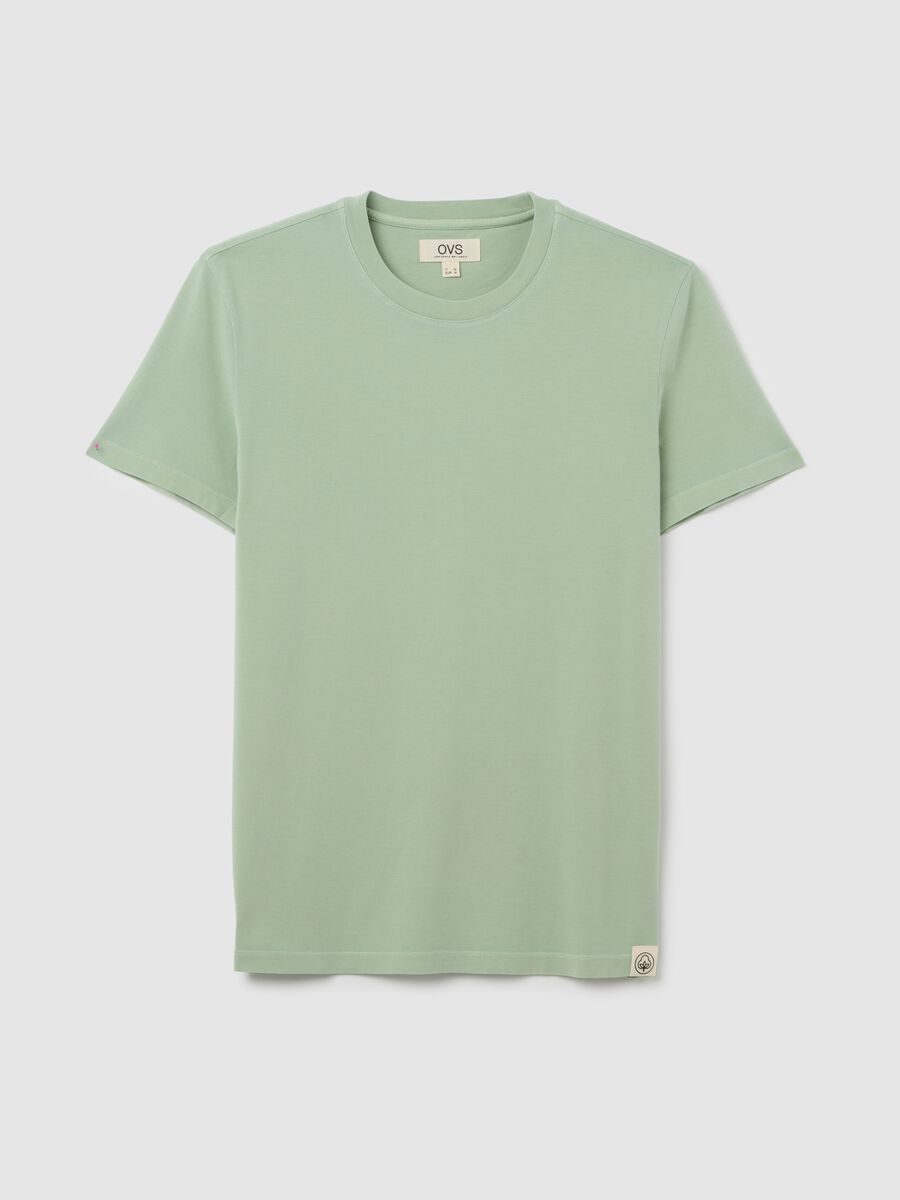 Men’s green regular fit T-shirt  in 100% cotton_4
