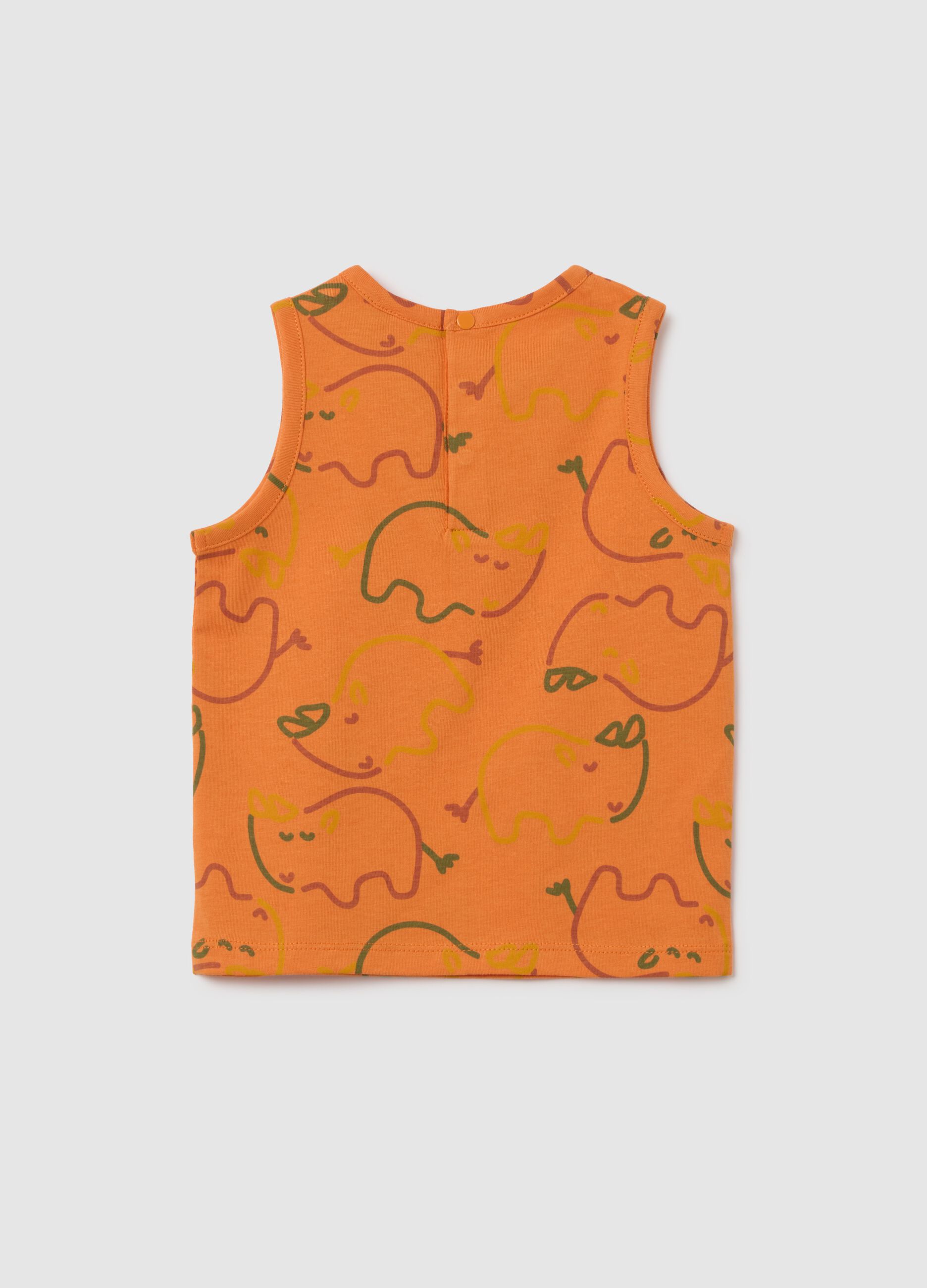 Kids' multicolour pure cotton regular fit t-shirt with print