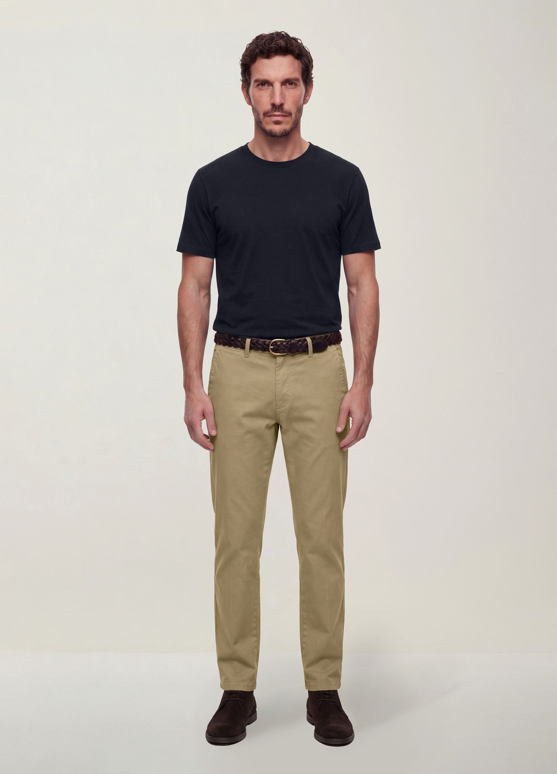 The Iconic Tee blue pure cotton short-sleeve relaxed fit T-shirt