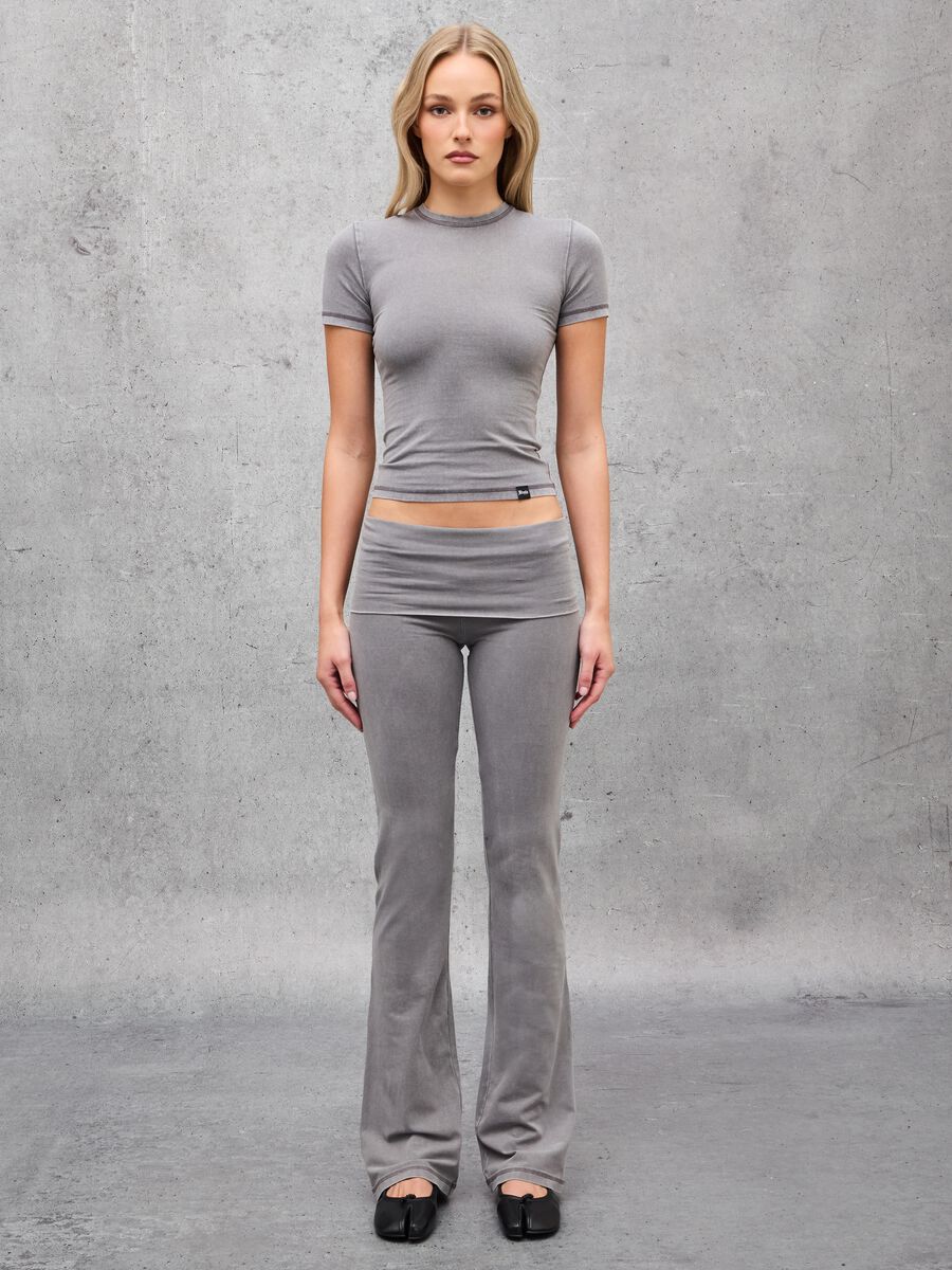 Yoga Flare Pants Vintage Grey_0