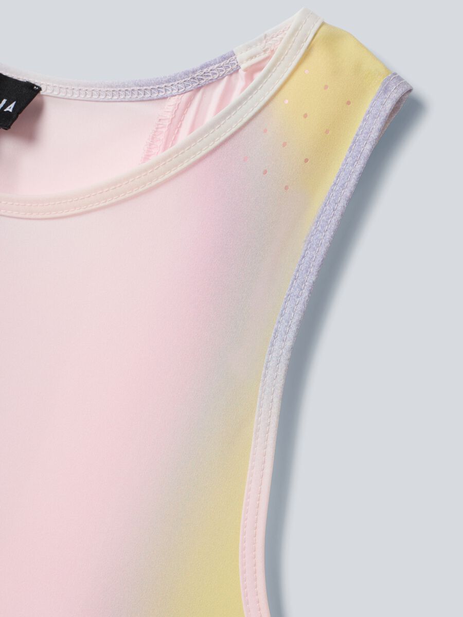 ALTAVIA COURT pleated technical sports vest with tie-dye effect_6