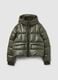 The Iconic Puffer Green Hooded Jacket_5