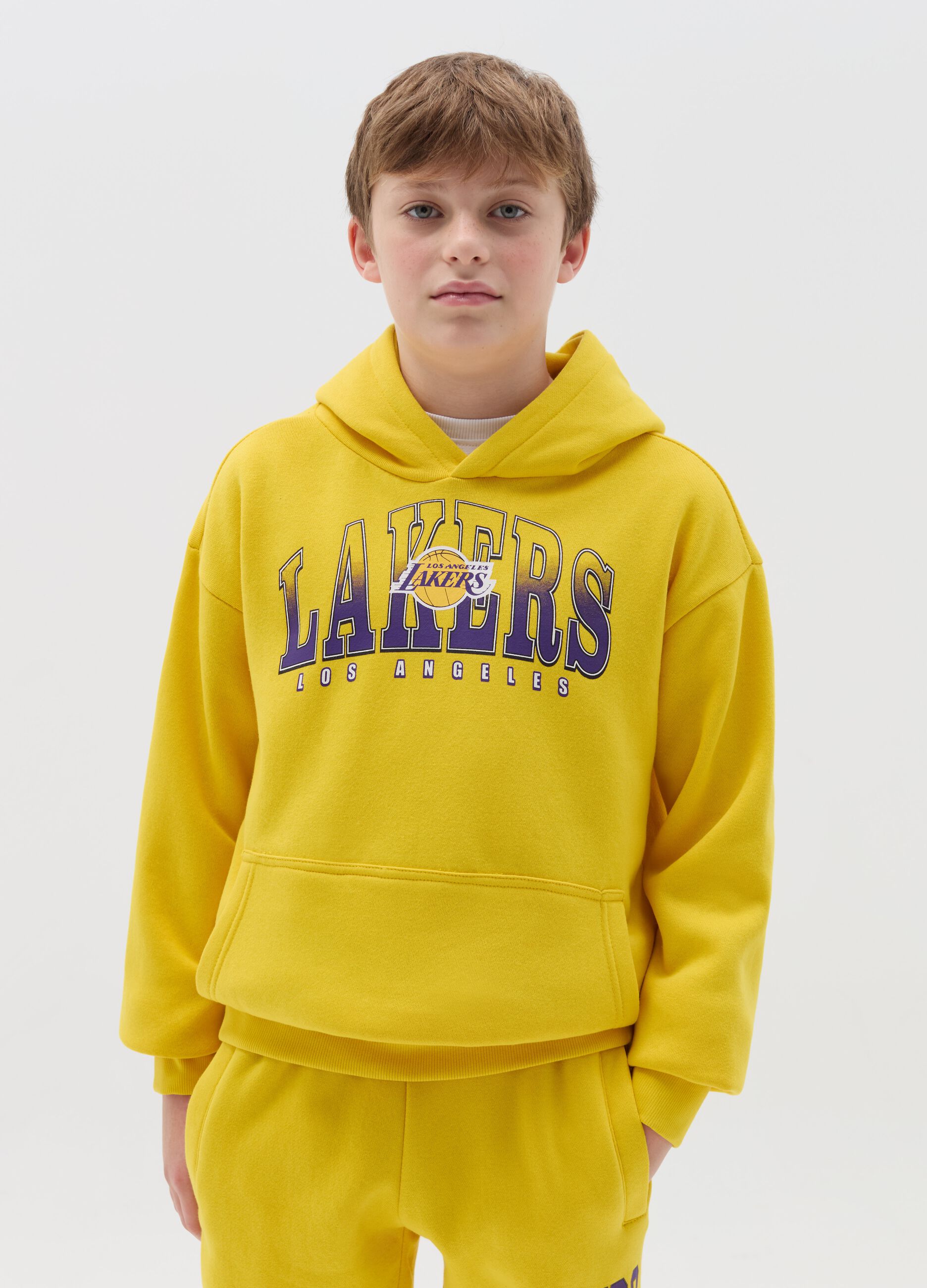 Felpa lakers gialla discount