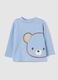 Long-sleeved T-shirt with teddy bear_0