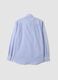 Light blue cotton-blend checked easy-iron regular-fit shirt_6