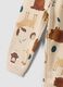 Brown crew-neck pyjamas in pure organic cotton_2