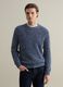 Cotton pullover with two-tone weave_0