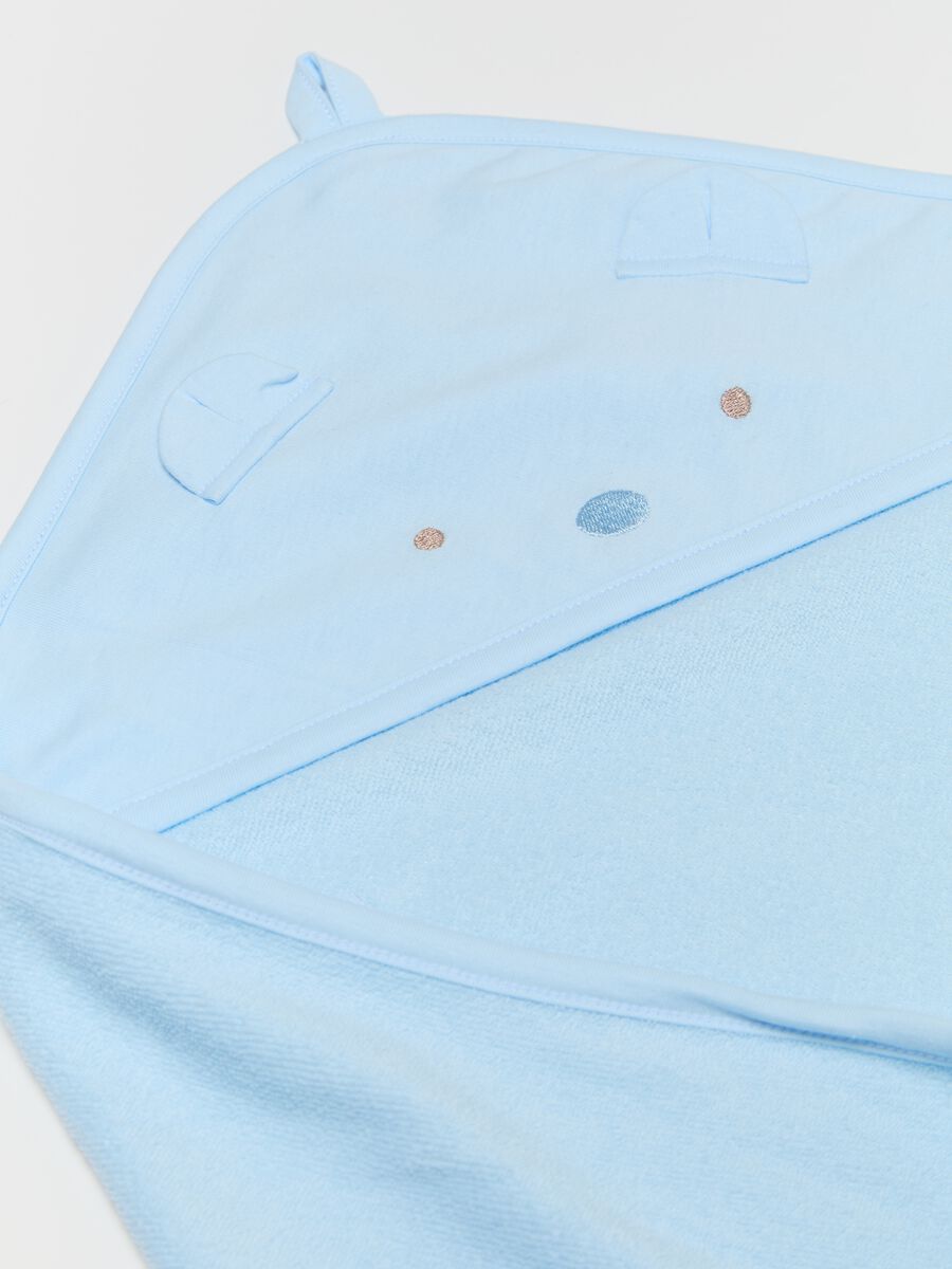 Bathrobe with teddy bear embroidery_2