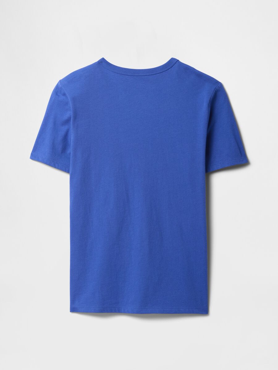 Blue GAP Logo Cotton T-shirt_1