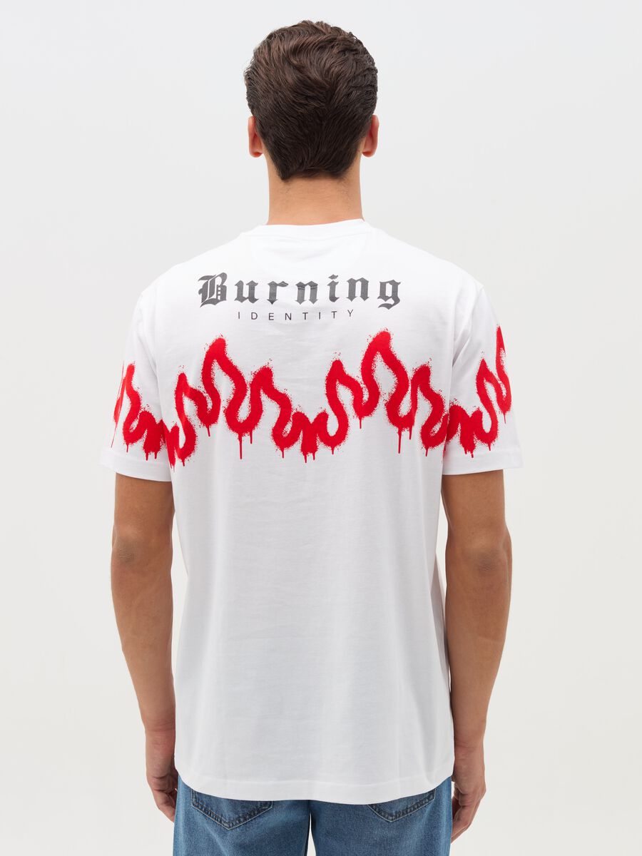 T-shirt with "Burning Identity" print_2