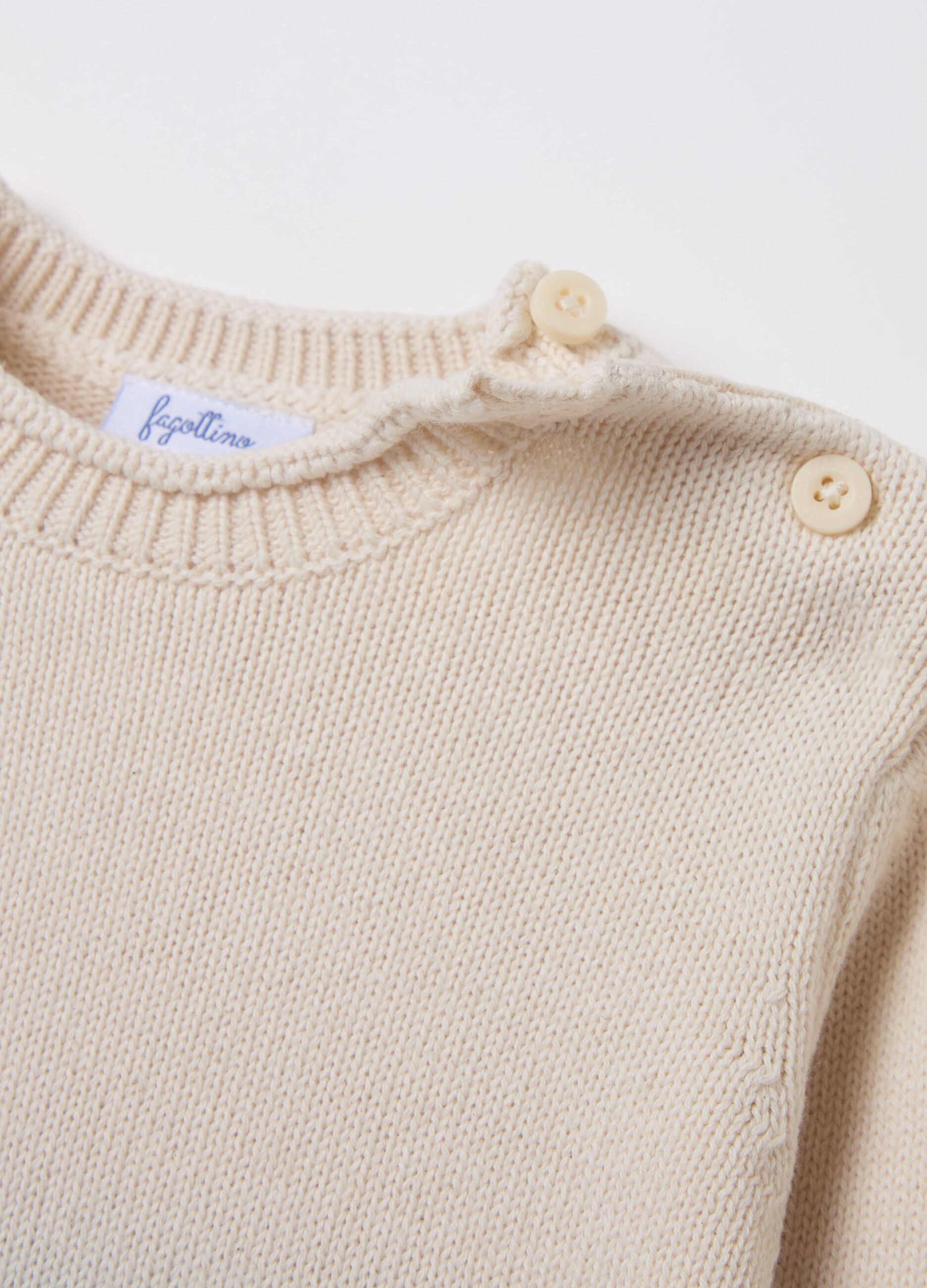 Pullover in cotone degradé 