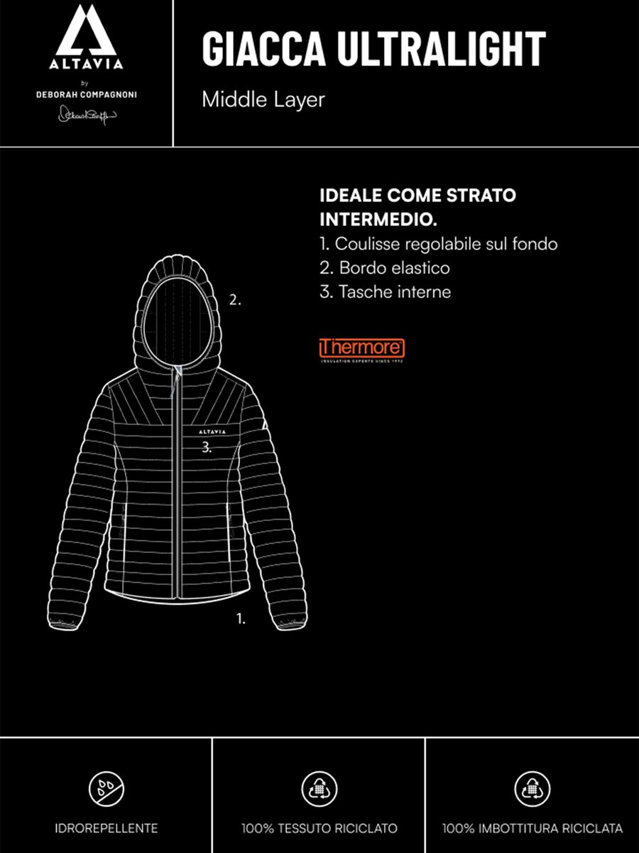Ultralight Jacket ALTAVIA WITH DEBORAH COMPAGNONI_2