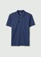 Blue pure cotton polo regular fit_4