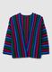 Regular Fit Multicolour Striped Cardigan_4