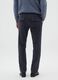 Blue chino trousers in pure cotton regular fit with pinstripes_2