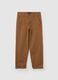 Chino pants with turned-up hems_4