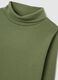 Green regular fit pure cotton kids' T-shirt_2