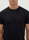 Black pure cotton regular fit T-shirt_1