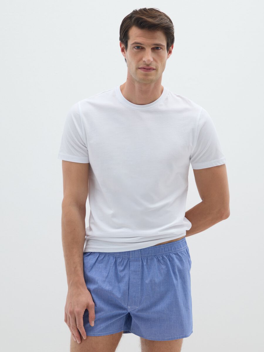 Bipack boxer in puro cotone multicolor regular fit_0