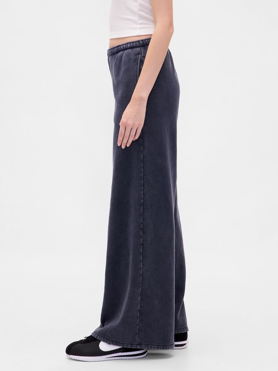 Grey Trousers in Cotton and Polyester Blend_3