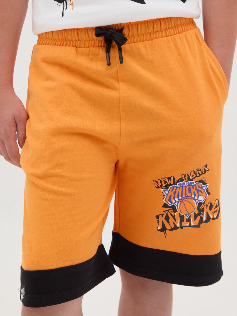 OVS Kids Orange Cotton Shorts_1