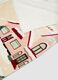 Coperta rosa e bianco con stampa natalizia_2