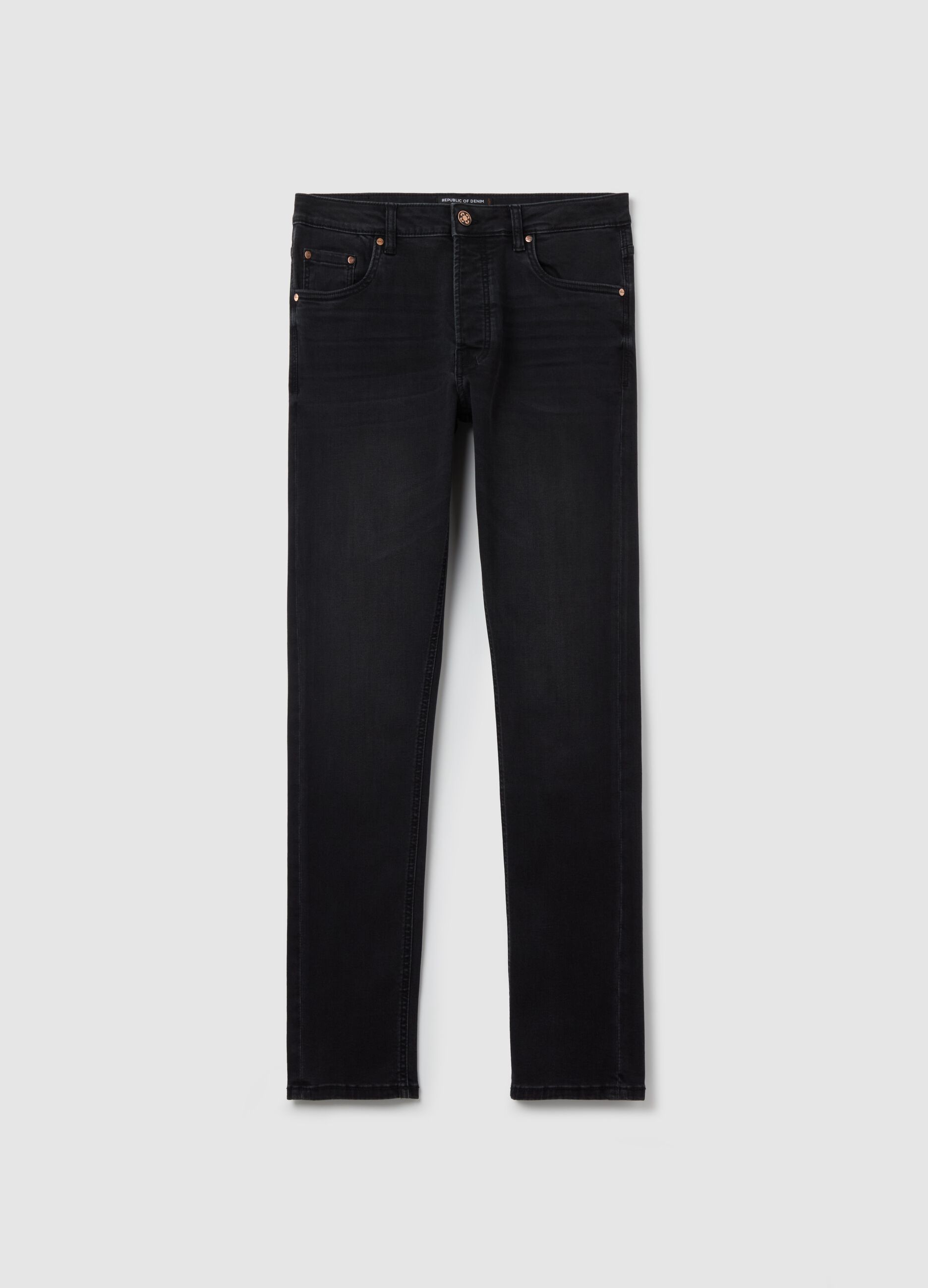 Slim-fit stretch jeans